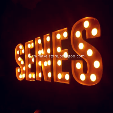 Custom Vintage 3D Marquee Signs